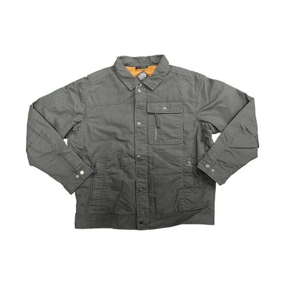 Dri Duck Men's Charcoal Jacket Power Move Full Zip Button Pocket (S07)