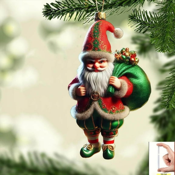 Christmas Legends Ornament 2D Flat Acrylic - Monsters Hanging Decor, Mythical Creatures Christmas Tree Ornament Gift for Gamers Holiday Stocking Stuffer