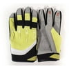 Race-Driven ATV MX Off Road Silicone Fingertip Riding Gloves Yellow Medium