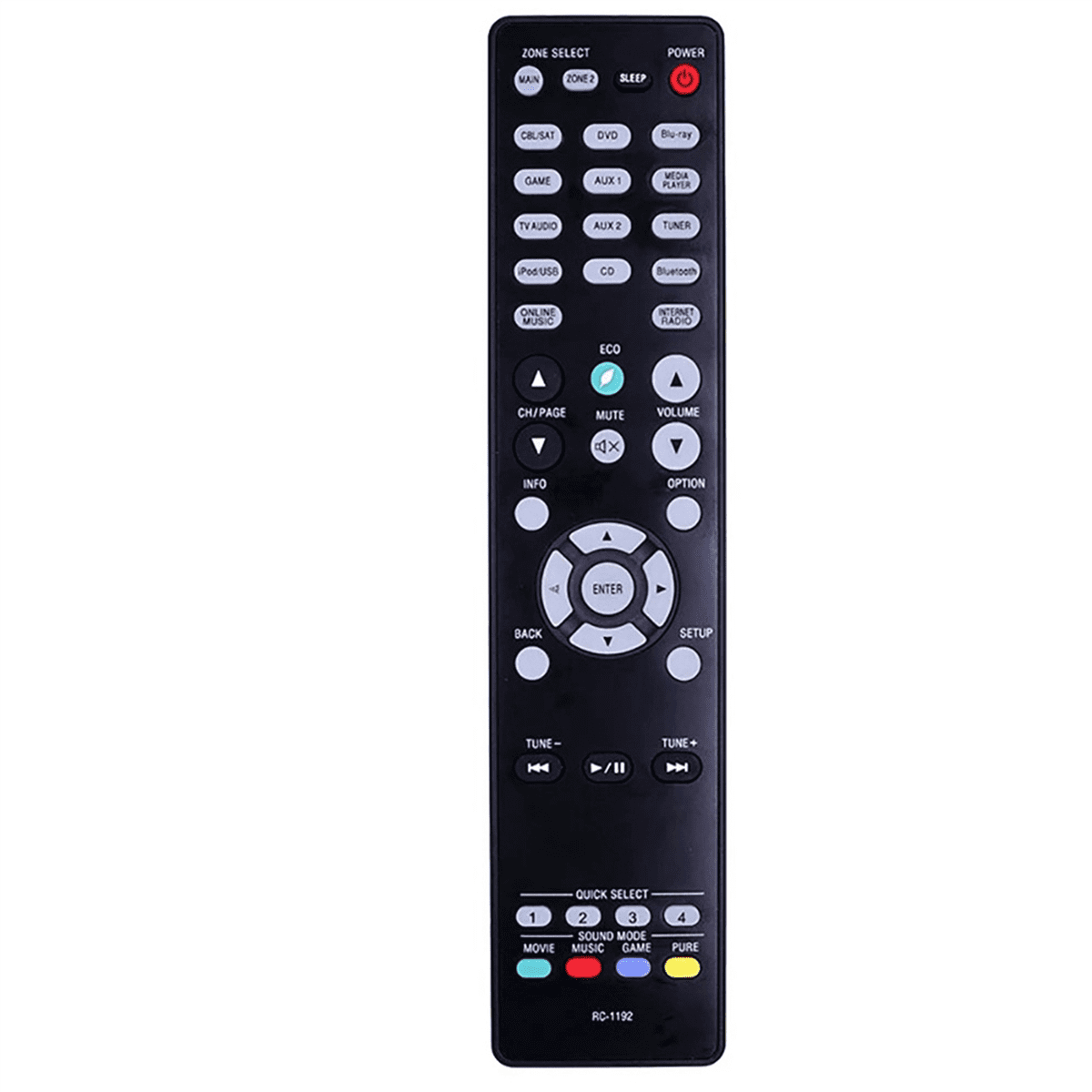 2X RC-1192 for AV RECEIVER AVR-S900W AVR-X2100W AVR-X2200W Remote Remote Control
