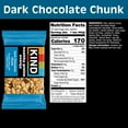 thumbnail image 3 of KIND Dark Chocolate Chunk Healthy Grains Energy Bars, 10 Count, 1 Cardboard Box, 3 of 7