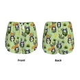 thumbnail image 3 of Disketp Cute Panda Bear In Greenery Forest Women's Shorts Workout Shorts for Athletic Gym Running Shorts with Phone Pockets-Large, 3 of 7