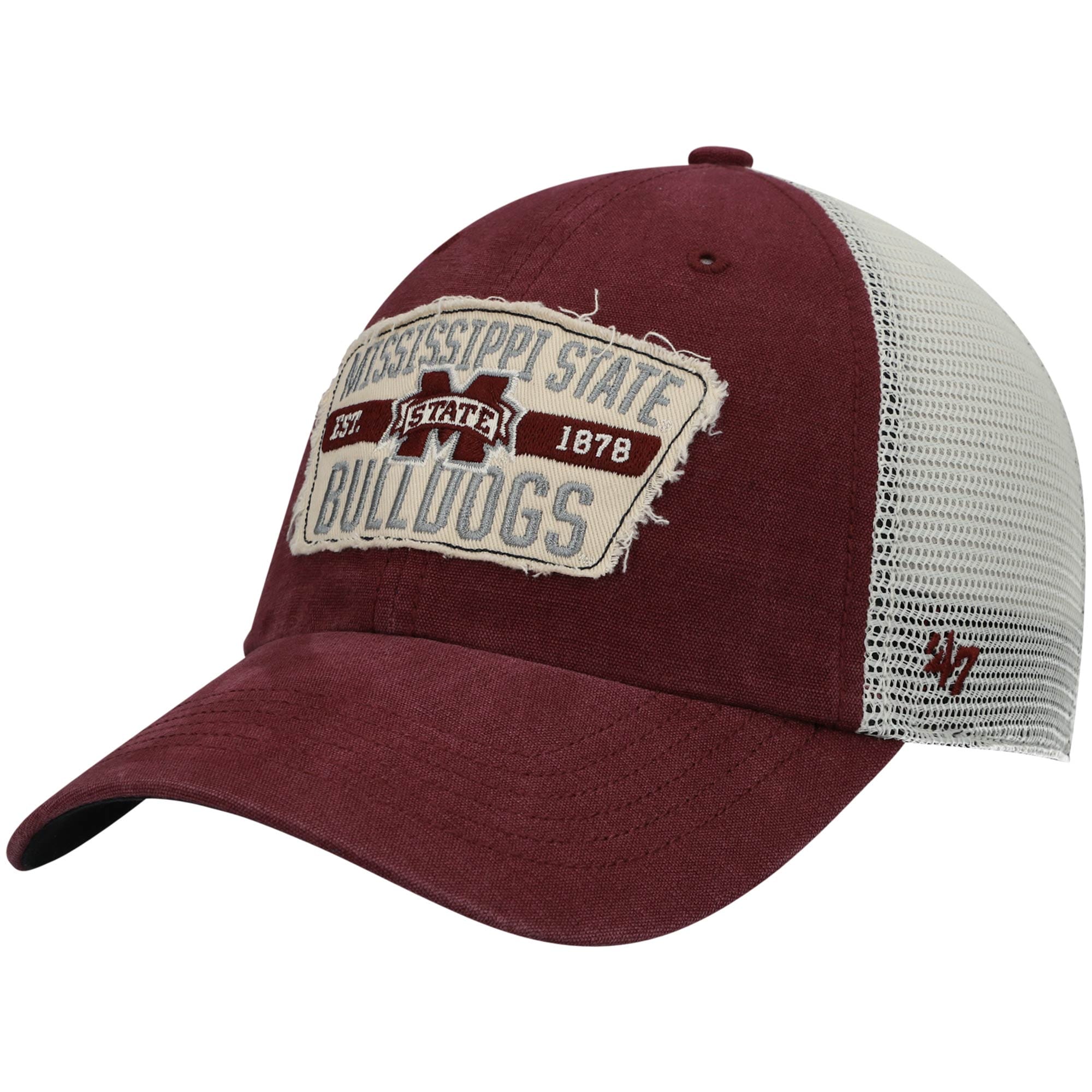 Trucker Snapback Hat - Maroon - OSFA 