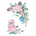 thumbnail image 3 of Floral Toilet Stickers PVC Flower Murals Lightweight Self-adhesive Paintings For Bathroom Decoration, 3 of 9