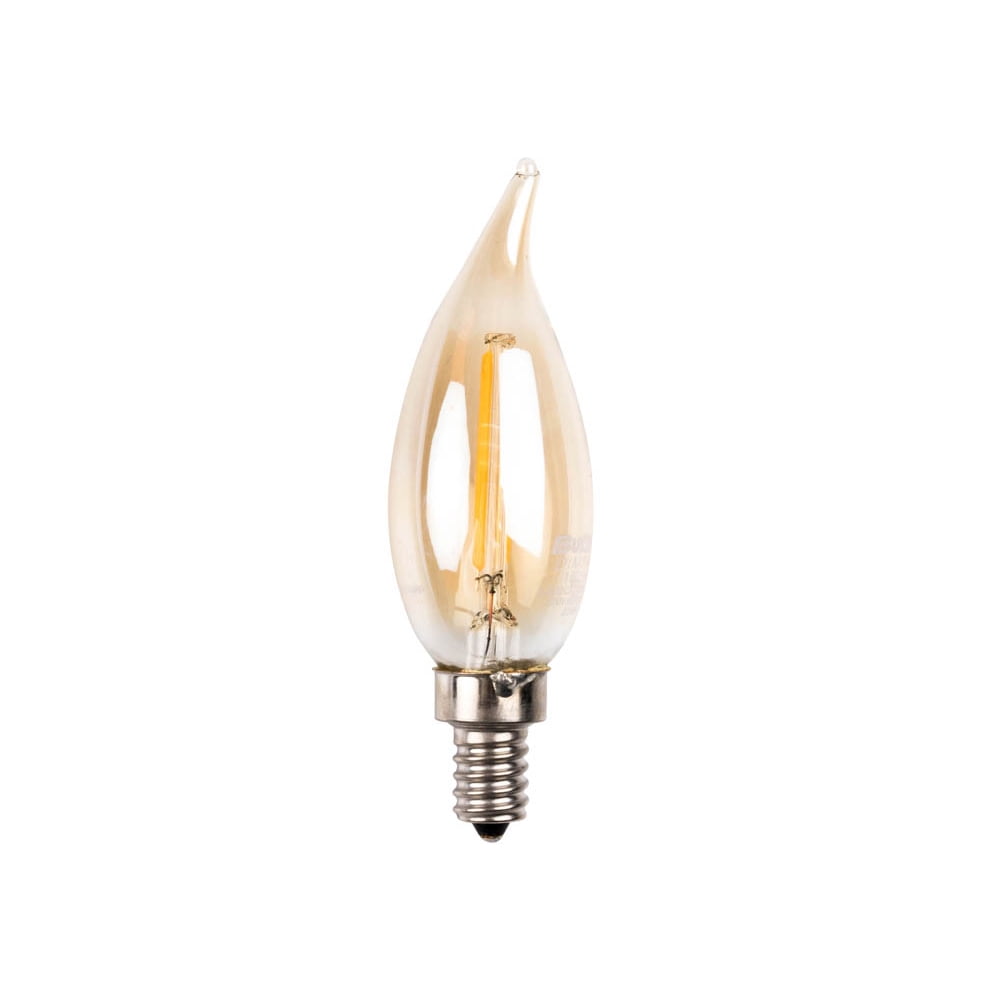 Candelabra Base 25W Equivalent Bulbrite 776503 LED2CA10/22K/FIL-NOS 2-Watt LED Nostalgic CA10 Flame-Tip Chandelier Bulb Pack of 10 Antique Finish Candelabra Base 25W Equivalent Bulbrite 776503 LED2CA10/22K/FIL-NOS 2-Watt LED Nostalgic CA10 Flame-Tip Chandelier Bulb Pack of 10 Antique Finish