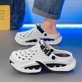 thumbnail image 4 of OYXSER Garden Clogs Slip Lightweight Casual Shoes Solid Color Non Slip Breathable Thick Soled Shoes Unisex EVA Waterproof Slip-On Shoes with Arch Support, 4 of 7