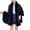 Black, variant on Cardigan for Women Fashionable Sequin Shawl Cape with Detachable Collar Winter Wrap for Elegant Outerwear Thickened Bohemian Style Coat Black One Size