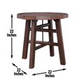 thumbnail image 3 of Pemberly Row 3-Piece Burnt Caramel Finish Wood Occasional Table Set, 3 of 6