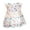 White, variant on Edvintorg 1-10Years Baby Girls Dress 2025 Summer Cute Printed Round-Neck Ruffled Sleeveless Beach Princess Dresses Children's Party Dress
