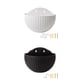 thumbnail image 1 of homedecoronline_20 2x Maceta de pared Percha Maceta de autorriego Hogar Jardín Balcón Blanco negro Cola Jardinera colgante, 1 of 8