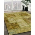 thumbnail image 2 of Ahgly Company Indoor Rectangle Abstract Dark Bisque Brown Patchwork Area Rugs, 7' x 10', 2 of 6