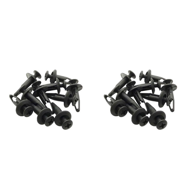Transemion Pack of 50 Plastic Rivet Replaced Parts Easily Use Bumper Fastener Fixing Fasteners Convenient Craftsmanship Doors Clips 2Set