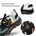 thumbnail image 7 of Sea Whale-Illustration Design-natural Scenery Walking Shoes for Men Woman Lightweight Tennis Fashion Elastic Sports Shoes Cushion Basketball Shoes, 7 of 7