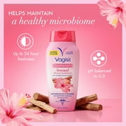 Vagisil Feminine Wash for Intimate Area Hygiene, Scentsitive Scents, pH Balanced and Gynecologist Tested, Alluring Sandalwood, 12 fl oz