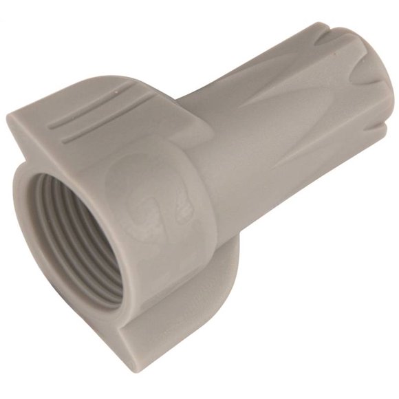 Hex-Lok 10-2H2 Connecteur de Fil Universel, 14 - 6 AWG, 600/1000 V, Thermoplastique, Gris