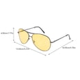 thumbnail image 2 of COMPUKAS Back to Glare Glasses Night Driving Sunglasses Sunlight Protection 1Set, 2 of 7