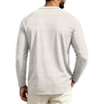 thumbnail image 4 of JoveMarine Mens T-Shirts Long Sleeve Raglan - Round Neck Casual Everyday Wear, Shirts for Men Classic Baseball Tee, Long Sleeve Shirts for Men for Casual,Light Brown L, 4 of 4