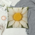 thumbnail image 2 of Nawypu  Flower Throw Pillow Covers Decorative Floral Pillowcases Stereo Cushion Colorful Sunflower Pillow Case for Couch Living Room Chair Bed Car Creamy White, 2 of 5