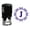Violet, variant on Printtoo R-40 Self Inking Alphabet J Monogram Octagon Celtic Swirl Frame Rubber Stamp Office Stationary-Red