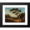 thumbnail image 2 of Patrick Nasmyth 14x11 Black Modern Framed Museum Art Print Titled - Figures on a Sunlit Country Road (1821), 2 of 5