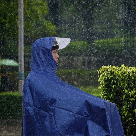 Soimiss Work Rain Gear Windproof Raincoat Poncho Unisex 1Set