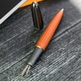 thumbnail image 4 of Diplomat Aero Fountain Pen - Orange  Black, 4 of 5