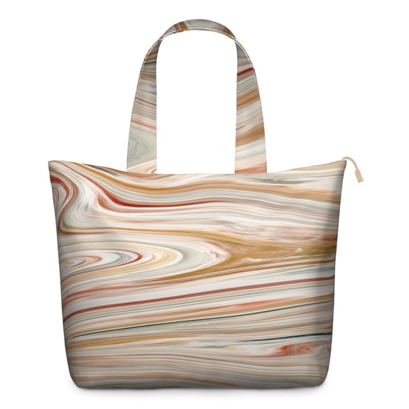 22 Inch Oversized Travel Bag Lightweight Canvas Weekender Duffel with Multi Pockets, Animal Print