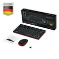 thumbnail image 3 of Perixx Periduo-712B Wireless Mini Keyboard and Mouse Combo - Home or Office Use -Black - US English, 3 of 8