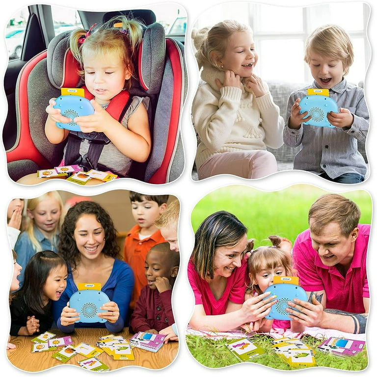 SATXTREM Talking Flash Cards for Kids Ages 4-8, 384 Sight Words, Pocket  Speech Therapy Toys for Autistic Children, Toddler Learning Educational  Toys
