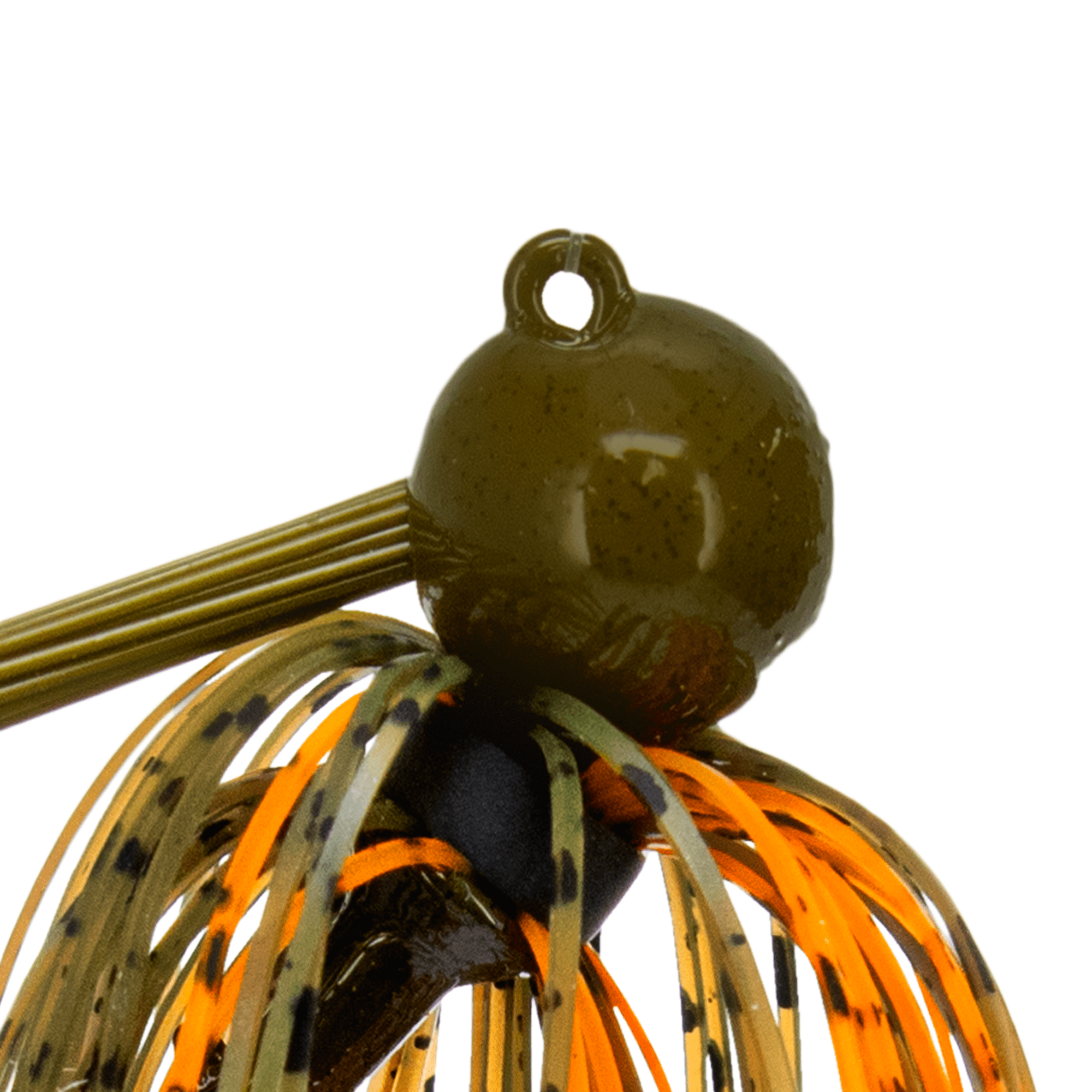 Buckeye Lures 3/4 oz green pumpkin, G-Man football jig