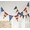 Burlap Party Banner, variant on Guvpev Heritage American Flag Garland 12" W x 7" H - 250th Independence Day Red, White & Blue Patriotic Garland - USA Stars & Stripes Decoration for 4th of July