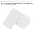 thumbnail image 4 of Uxcell 3.5" x 2" Blank Paper Business Cards Small Index Flash Cards Message Note Card, White 100 Pack, 4 of 7