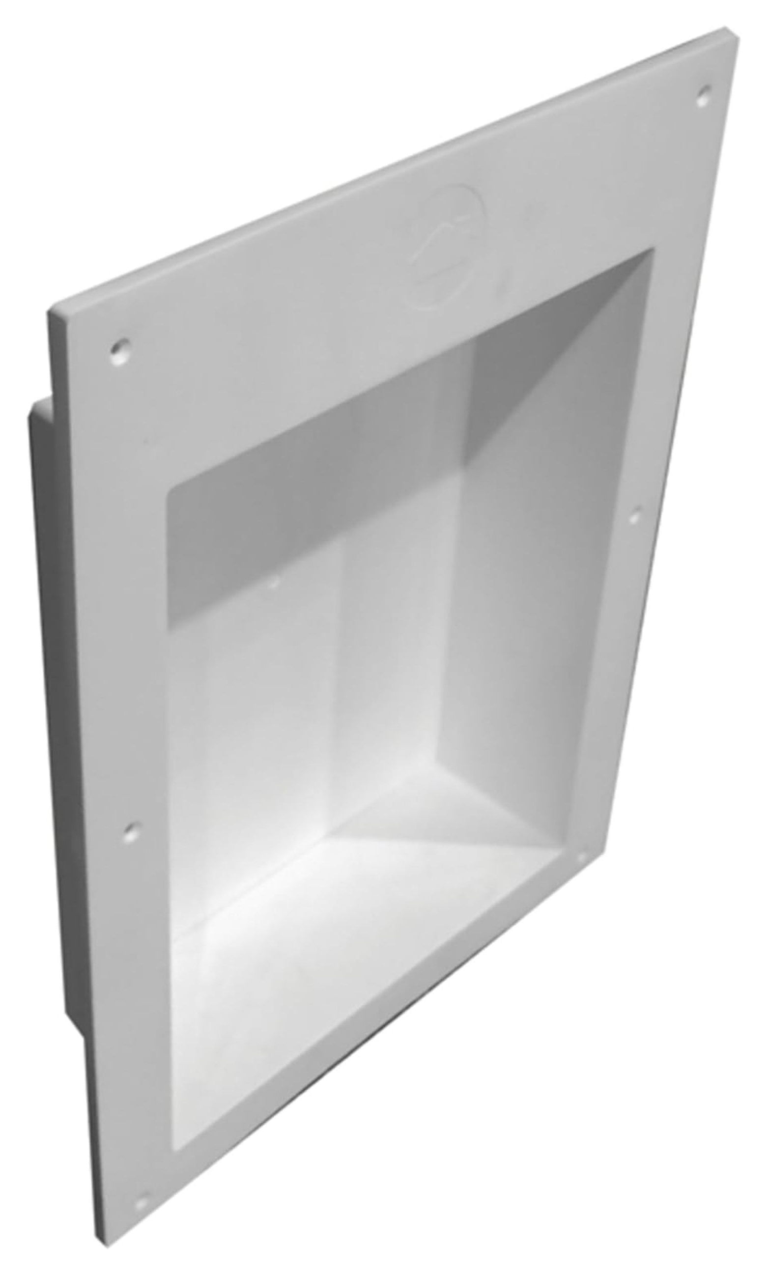 Saf-T-Duct Dryer Outlet Box, white