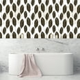 thumbnail image 3 of MuralsPrint Brunial Black Leaves Removable Wallpaper - 24'' inch x 10'ft, 3 of 4