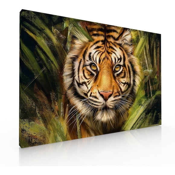 Cuadro Decorativo Moderno ,recamara Sala O Comedor Tigre Ideas Creativas Cuadro sublimado en tela