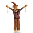 thumbnail image 1 of Décoration Animatronique Épouvantail Citrouille, 1 of 6