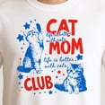 thumbnail image 3 of Funny Cat Mom Backside T-Shirt – Animal Humor Cat Theme – Mother's Day Gift for Cat Lovers, 3 of 6
