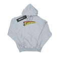 thumbnail image 1 of DC Comics Mens Superman Telescopic Crackle Logo Hoodie, 1 of 5