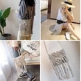 thumbnail image 6 of Kukuzhu Summer Women Tassel Beach Shoulder Bag Bohemian Crochet Messenger Bags, 6 of 7