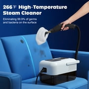 EZBY Steam Cleaner,Handheld Steam Cleaners for Home Use,9-Level Adjustable Handle,Portable Steamer for Cleaning with 18 pcs Accessories for Car Detailing, Kitchen, Bathroom, Tile