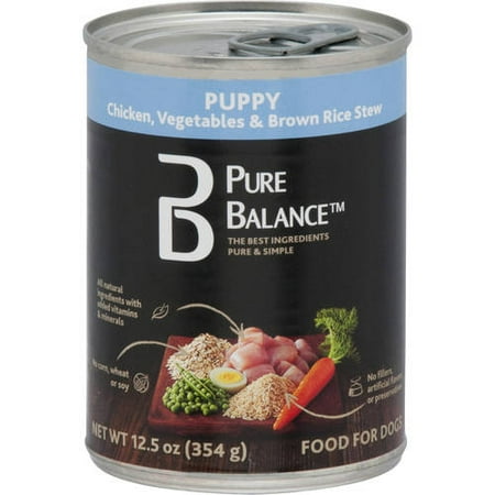 Pure Balance Chicken, Vegetables and Brown Rice Stew Puppy