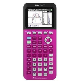 Texas Instruments, Graphing Calculator, TI‑84 Plus CE, White