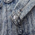 thumbnail image 4 of WOLLED Little Girls Boys Denim Jacket for Kids Baby Solid Colours Jeans Jacket Toddler Cotton Cowboy Outwear for 1-6 Years, 4 of 8