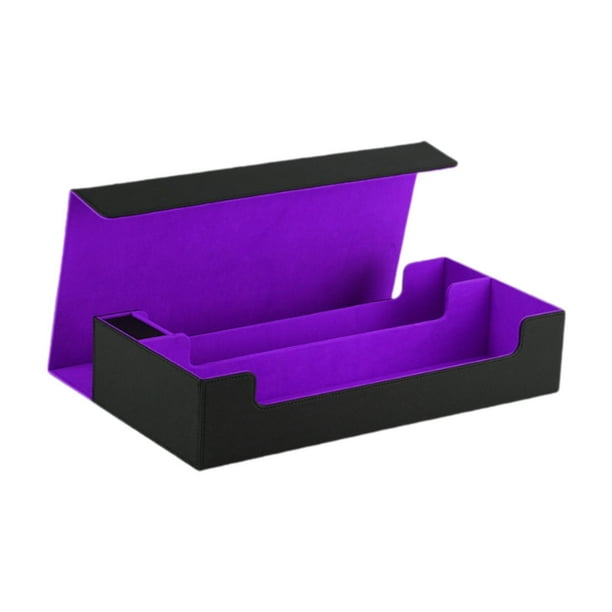 Caja de baraja de cartas coleccionables, caja de almacenamiento de cartas, portatarjetas de juguete para cartas coleccionables, potente caja de cartas