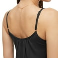 thumbnail image 3 of QRIC Women's Cami with Built in Bra Cup Casual Flowy Swing Pleated Tank Top with Adjustable Strap (S-4XL), 3 of 6