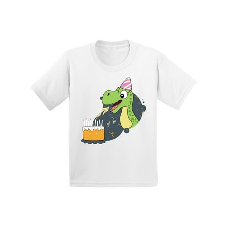 

Awkward Styles Dinosaur Birthday Toddler Shirt Themed Party Cute Birthday Shirts for Kids Funny Dinosaur Gifts Kids Birthday Party Dinosaur Lighting Birthday Candles Tshirt for Boy Girl