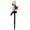 B003- Clear (Cloaked Old Man C), variant on Solar Powered Garden Lights Outdoor, Resin Santa Statuette, 36 in Ground Stake, Outdoor Christmas Decorations Yard, Yard Decorations Outdoor, Lawn and Garden, Holiday Landscape,