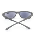 thumbnail image 4 of Gray Rectangular Reading Glasses Spring Hinge Readers Gradient Gray for men and women Plastic Business Sunglasses UV Presbyopic Glasses +3.50, 4 of 4