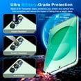 thumbnail image 3 of 2 Pack Tempered Glass Screen Protector for Samsung Galaxy S26 & 2 Pack Camera Lens Protector, 9H Hardness, Case Friendly, Fingerprint Unlock Compatible, HD Clear, Anti-Scratch, 3 of 6