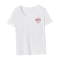 thumbnail image 4 of Camiseta para mujer disfraz suave señoras clásico moderno ligero básico camiseta XL, 4 of 7